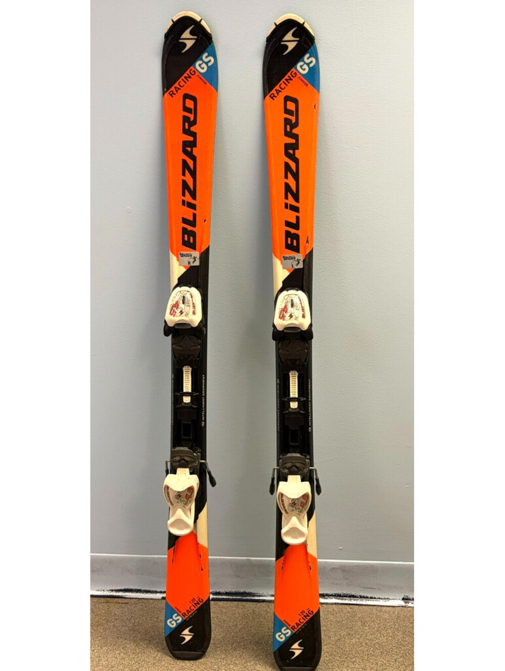 Blizzard GS Racing Junior Skis 120 cm with IQ 4.5 Adjustable Bindings Downhill